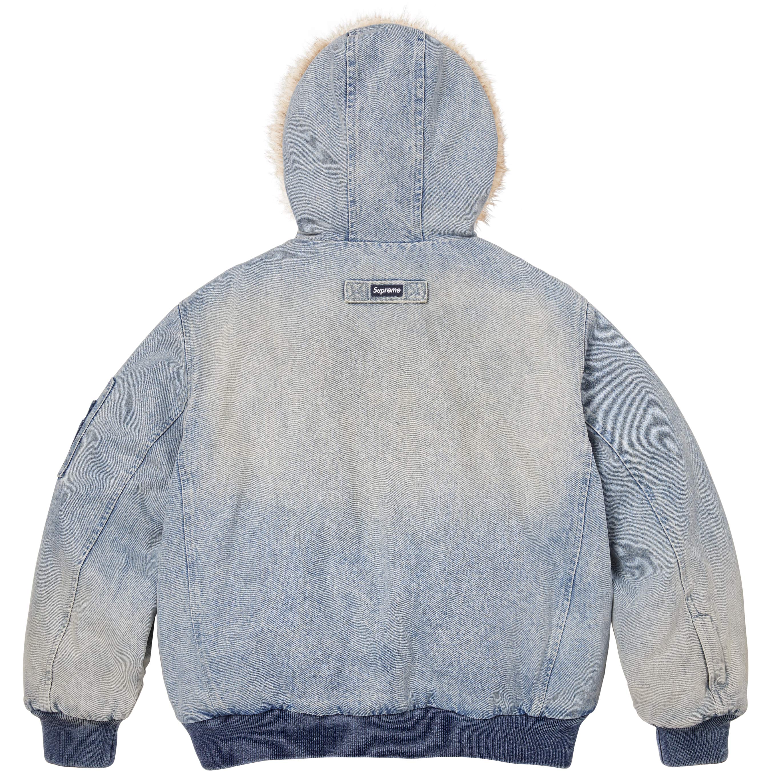 Reversible Faux Fur Hooded Work Jacket view 9